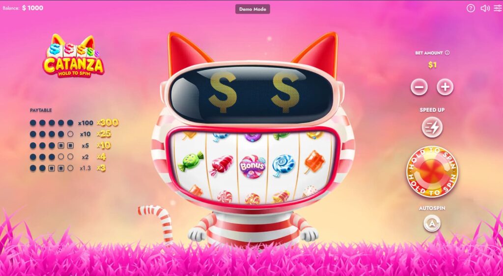 Символы и значения в слоте Catanza в 1Win Casino